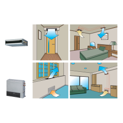 FUJITSU ARU18RLF 18,000 BTU Concealed Slim Duct Indoor Unit Only