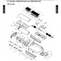 FUJITSU K9384321015 aka 9384321015 Intake grille A sub assy