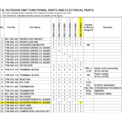 MITSUBISHI T7W AW2 323 OUTDOOR POWER P.C. BOARD