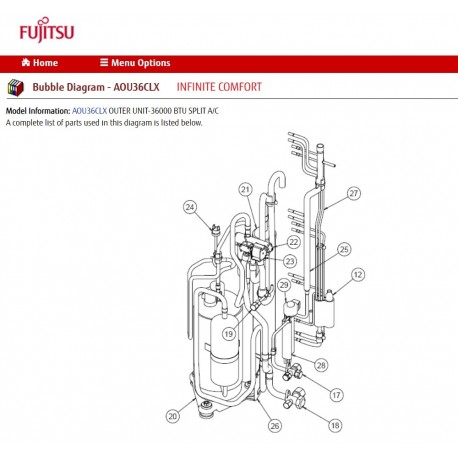 FUJITSU K9370947168 EXPANSION VALVE ASSY HY BRAZING