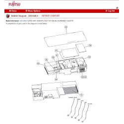 FUJITSU K9709907092 aka 9709907092 INVERTER CONTROL 36RLX HY  WSL K11BY-110GHUE-C1