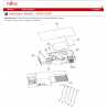 FUJITSU K9900621001 aka 9900621001 THERMISTOR DISCHARGE PIPE HFI DTN-W513H6P-FTZ136W L1 650 YLW