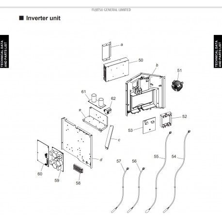 FUJITSU K9708550015 aka 9708550015 Wire with connector (White) (CN42 on Main PCB—CN303 on Transistor PCB)