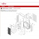 FUJITSU K9600832066 FAN MOTOR ASSY-OUT R22 NLA MFB-30HPT 62W