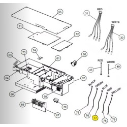 FUJITSU K9703516078 aka 9703516078 THERMISTOR OUT TEMP