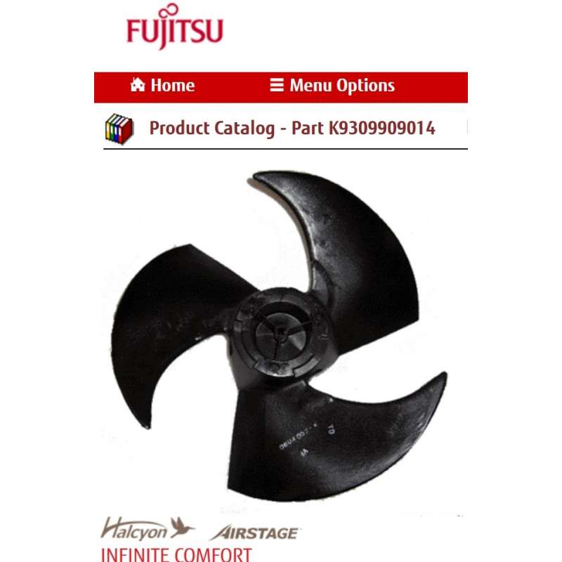 K9309909014 PROPELLER FAN RL DW D400 AS Air Conditioners R Us