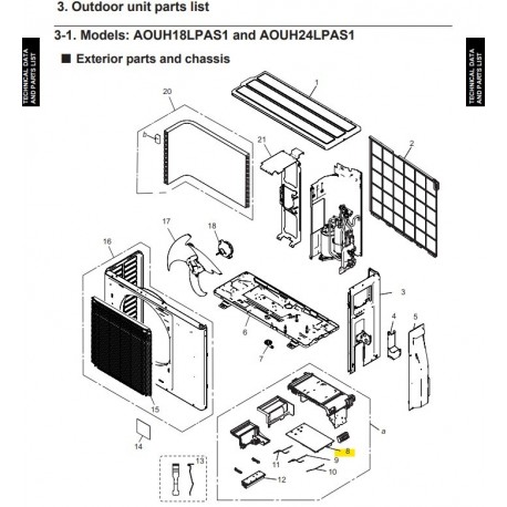 FUJITSU K9709687383 aka 9709687383 INVERTER PCB H18LPTA(U)-A01-00-SV WSL with KIT N