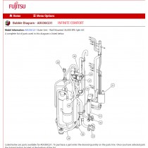Fujitsu K9810135001 aka 9810135001 COMPRESSOR RLXF /RGLX DW N-TF30ND1A