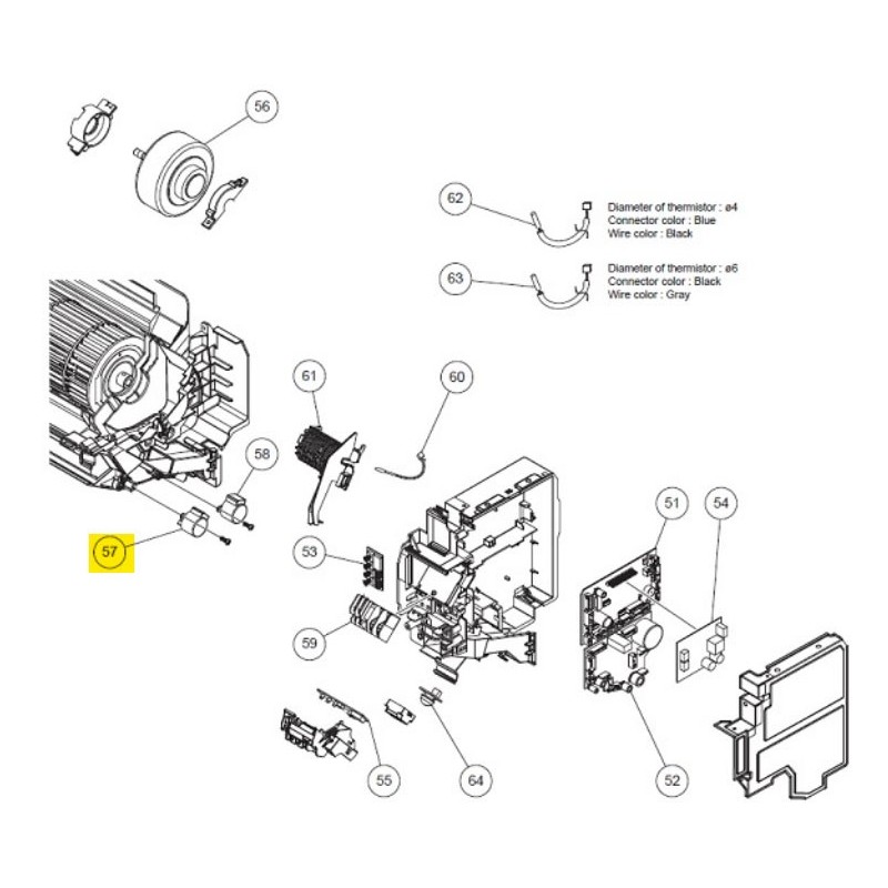 FUJITSU K9900790028 aka 9900790028 MOTOR STEP VAB 24BYJ46-21 L380 R200