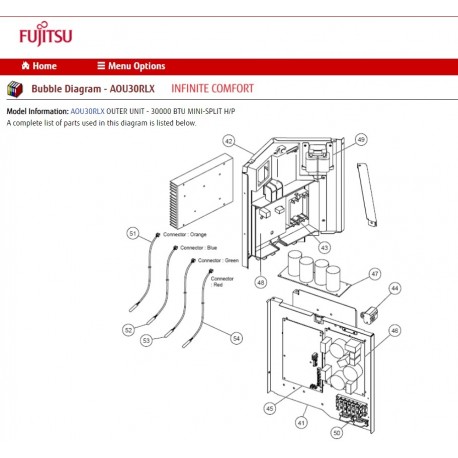 FUJITSU K9708513041 aka 9708513041 POWER FILTER PCB RLXS HY K09DH-0900HUE-FL0