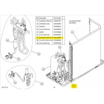 FUJITSU K9970103025 aka 9970103025 COIL EXPANSION VALVE