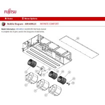 Fujitsu K9603480011 MOTOR DC BRUSHLESS HY MFG-ZC8KB2P AC230V 375W