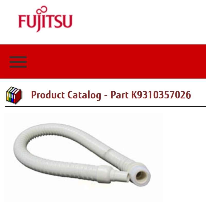 FUJITSU K9310357026 HOSE DRAIN RACQ HY RR2 PVCGRAY ROHS Air