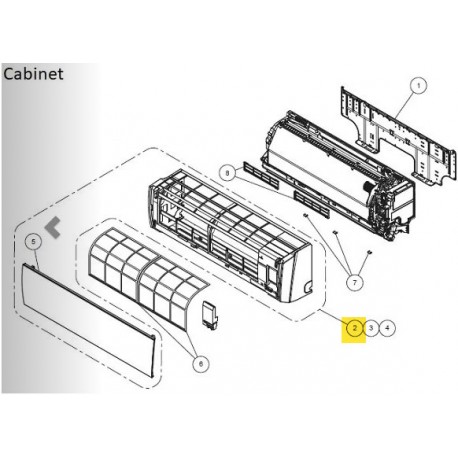 FUJITSU K9332994186 aka 9332994186 PANEL FRONT PRINT VAB DW