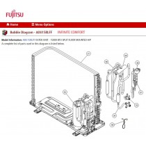 FUJITSU K9318334005 COMPRESSOR RLS2/RLFFH/LB DW 808-213-80 220V 60HZ 1000W