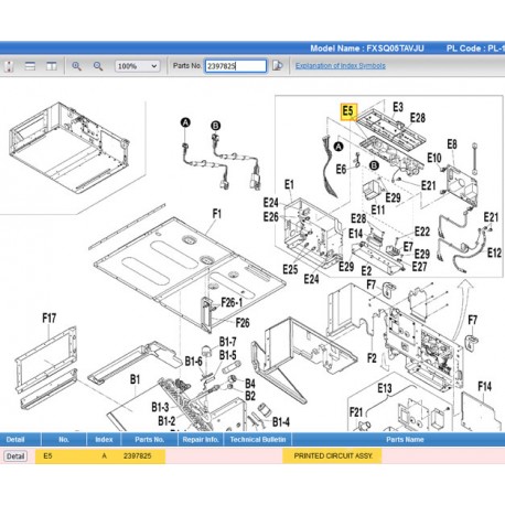 DAIKIN 2397825 PRINTED CIRCUIT ASSY