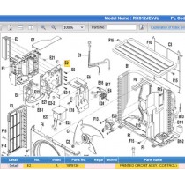 DAIKIN 1979130 PRINTED CIRCUIT ASSY