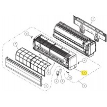 FUJITSU K9314991073 aka 9314991073 FRONT PPANEL ASUB18~24 VAB DW HIPS PICT