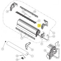 FUJITSU K9379829007 aka 9379829007 HOLDER R EVAPORATOR ASUB18+VII ABS FR(17)