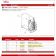 FUJITSU K9374420193 CONDENSER TA DW 36/RML/1/FZ STDRD FIN