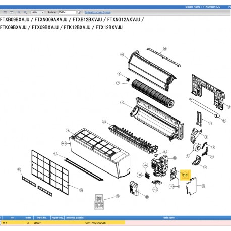 DAIKIN 2549241 CONTROL MODULE