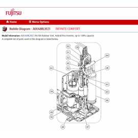 FUJITSU K9380078005 aka 9380078005 COMPRESSOR ASSY 48RLXFZ DW 808-688-80B ROTRY 230V 50/60HZ