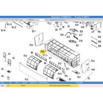 DAIKIN 2535254 FRONT GRILLE (DECORATION PANEL) L