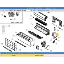 DAIKIN 4023896 SIDE PANEL (RIGHT)