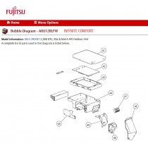 FUJITSU K9708523101 aka 9708523101 INVERTER CONTROL 12RLFW HY K05CM-1000HUE-C1