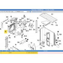 DAIKIN 2546555 EL. COMPO. MOUNTING PLATE