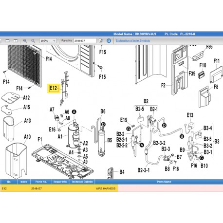 DAIKIN 2548437 WIRE HARNESS