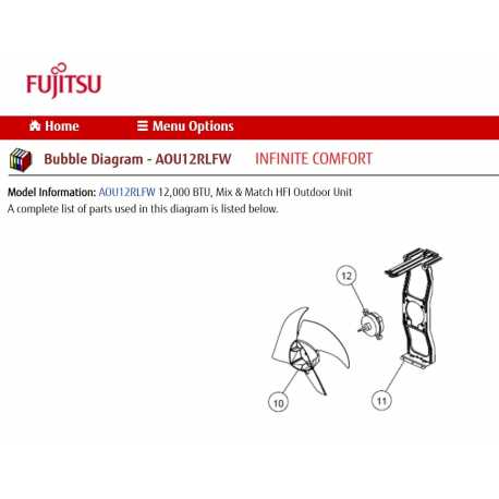 Fujitsu K9602864041 Motor Dc Brushless 12rlfw 1 Mfe 40vvl Fgls 280v 37w Air Conditioners R Us