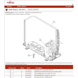 Fujitsu K9317089128 CONDENSER TA DW 15+RLS3/RLFF STDRD FIN