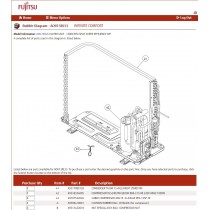 Fujitsu K9317089128 CONDENSER TA DW 15+RLS3/RLFF STDRD FIN