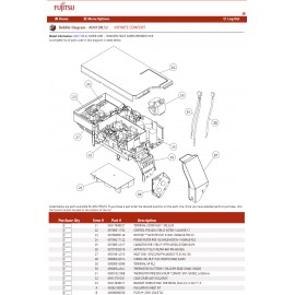 Fujitsu K9709217122 aka 9709217122 POWER FILTER PCB 18/24RLB K05CW-1400HUE-FL0