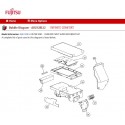 FUJITSU K9709221020 INVERTER CONTROL 12RLS2 HY K10CT-1108HUE-C1