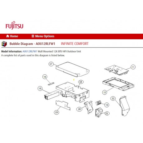 FUJITSU k9709680179 INVERTER CONTROL 12RLFW1 HY K05CM-1300HUE-C1-SV