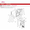 FUJITSU K9708511504 aka 9708511504 CONTROL PCB AOU24RLXS HY K07BS-090FHUE-C1