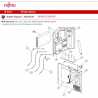 FUJITSU K9708511573 aka 9708511573 CONTROL PCB AOU36CLX1 HY K07BS-100BWUE-C1