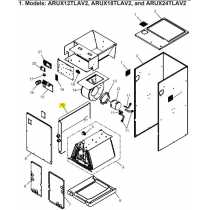 FUJITSU R86EB0252F HORIZONTAL PLASTIC PAN ARUX