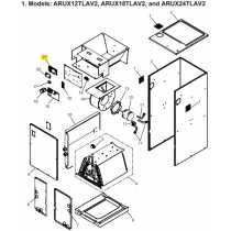 FUJITSU 9711729040 CONTROLLER PCB K19XW-2000HSE-C1