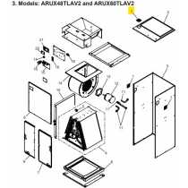 FUJITSU R87BCC013 Knock out patch plate
