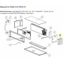 FUJITSU K9381135004 aka 9381135004 COVER CONTROL BOX VR2