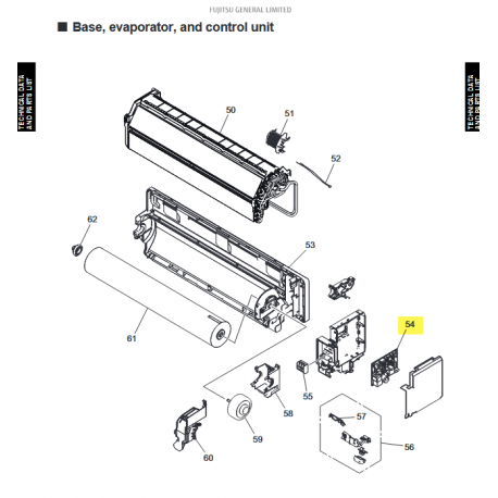 FUJITSU K9712546271 aka 9712546271 Main PCB (12 model)