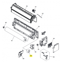 FUJITSU K9603768003 aka 9603768003 DC fan motor