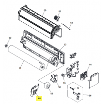 FUJITSU K9387713022 aka 9387713022 Motor cover assy