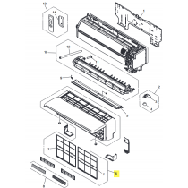 FUJITSU K9384977618 aka 9384977618 Front panel total assy