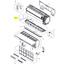 FUJITSU K9387590241 aka 9387590241 Drain pan total assy
