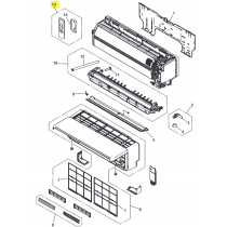 FUJITSU K9362142007 aka 9362142007 Remote controller total assy
