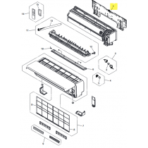FUJITSU K9388158013 aka 9388158013 Bracket panel